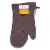 MUKitchen® Gray Cotton Oven Mitt Perspective: front