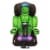 KidsEmbrace Marvel Avengers Incredible Hulk Combination Harness Booster Car Seat Perspective: front