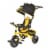 Kids Embrace 4 in 1 Push & Pedal Convertible 3 Wheel Batman Trike Perspective: front