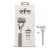 Cremo Barber Grade Men's Razor and Razor Blade Refills Perspective: front