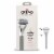 Cremo Men's Barber Grade 5-Blade Razor Kit 1 Razor Handle + 2 Razor Blade Refills Perspective: front