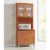 Hodedah Hikf92 Cherry Kitchen Island Perspective: front