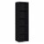 Hodedah 12 x 16 x 60 Inch 5 Shelf Bookcase and Office Organizer, Black Finish Perspective: front