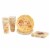 Harry Potter Marauders Map 60 Piece Party Tableware Set | Cups | Plates | Napkins Perspective: front