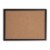 U Brands Cork Bulletin Board Black MDF Frame Perspective: front