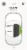 U Brands® Magentic Board Eraser Perspective: front