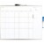 U Brands™ Magnetic Dry Erase Board Calendar Value Pack Perspective: front