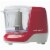Brentwood MC-109R 1.5 Cup Kitchen Countertop Mini Food Chopper Processor, Red Perspective: front