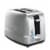 Brentwood Select Extra Wide 2 Slot Stainless Steel Toaster Perspective: front