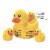 KOVOT Plush Mother Duck & 3 Quacking Baby Ducklings Perspective: front
