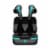 LifeWorks Mission Earbuds - Black Perspective: front