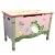 Fantasy Fields Magic Garden Kids Wooden Toy Storage Chest, Multicolor W-7479A Perspective: front