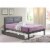 Donco Kids Louver Full Soild Wood Panel Bed with Trundle in Antique Gray Perspective: front