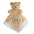 BabyFanatic Tan Security Bear - MLB Oakland Athletics - Officially Licensed Snuggle Buddy Perspective: front
