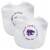KSU 2 Pack Baby Bibs Perspective: front