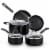 Cook N Home Pots and Pans Nonstick Kitchen Cookware Set with Stay Cool Handle Perspective: front