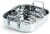 Cooks Standard 16-Inch by 13-Inch Stainless Steel Roaster with Rack Perspective: front