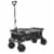 Creative Outdoor Platinum All-Terrain Folding Wagon - Black/Gray Perspective: front