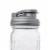 reCAP® Mason Jars Lid POUR cap | Wide Mouth | Silver Perspective: front