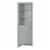 RiverRidge Madison Tall Transitional Wood Corner Cabinet in Gray Perspective: front