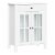 RiverRidge Danbury Two-Door Transitional Wood Floor Cabinet in White Perspective: front