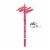 Kokie Professional Retractable Lip Liner Pencil Rosy Pink Perspective: front