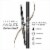Kokie Professional High Brow Angled Pencil Brunette Perspective: front