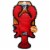 Power House Lobster Dog Toy Perspective: front