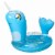 PoolCandy Narwhal Glitter Filled Pool Tube Perspective: front