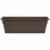 Bloem Dura Cotta 24 In. Plastic Chocolate Flower Box DCBT24-45 Perspective: front