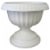 Bloem 256833 18 in. Grecian Plastic Urn  Casper White Perspective: front