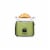 Sencor Light Green 2-Slot Toaster with Digital Button and Rack Perspective: front