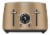 Sencor 4-Slot Toaster with Digital Button and Rack - Champagne Perspective: front