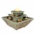 Tabletop Indoor Water Fountain LED Light 8  Ascending Slate Table Spa Zen Decor Perspective: front