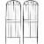 Sunnydaze 32 in Steel Wire Traditional Garden Plant Trellis - Set of 2 Perspective: front