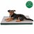 FurHaven Kennel Pad Pet Bed - Green Perspective: front