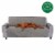 Reversible Sofa Protector - Gray/Mist Perspective: front