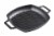 Victoria Double Loop Handles Cast Iron Square Grill Pan Perspective: front