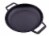 Victoria Double Loop Handles Cast Iron Skillet Perspective: front