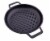 Victoria Double Loop Handles Cast Iron Grill Skillet Perspective: front