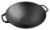 Victoria Cast Iron Wok Perspective: front