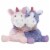 Intelex Warmies Microwavable Plush - Hugs Pink and Purple Unicorns Perspective: front