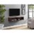 Wall Mounted Wood TV Console Entertainment Center Wall Decor 48-inch Brown Perspective: front