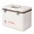 ENGEL 19 Qt Air Tight Dry Box & Insulated Ice Cooler with Shoulder Strap, White Perspective: front