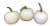 Bay Baby Produce Snowbaby Pumpkin - White Perspective: front