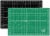 Precision Quilting Tools 12”x18” Green Self Healing Cutting Mat Perspective: front