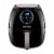 Chefman Digital Air Fryer with Flat Basket - Black Perspective: front