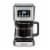 Chefman Square Stainless Steel Programmable Electric Coffee Maker - Silver Perspective: front