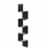 Furinno FR16123GYW-BK 5 Tier Wall Mount Floating Corner Square Shelf, French Oak Grey & Black Perspective: front