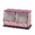 Teamson Kids Children Pink Wooden Storage Drawers Toy Box Storage TD-12473P Perspective: front